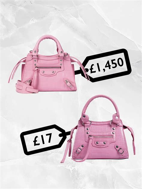 pink balenciaga bag dupe.